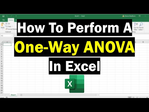 How To Perform A One-Way ANOVA Test In Excel