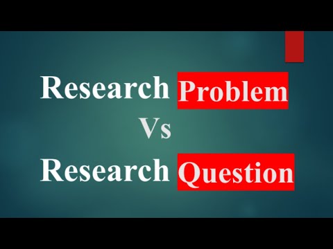 What is the Difference B/W Research Problem and Research Questions || Research Problem vs Questions