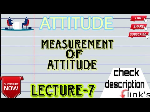 L-7   |    MEASUREMENT  OF   ATTITUDE    |